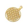 ZHUKOU Copper gold plated Tree of Life Melkaba pendant minimalist unisex vintage accessory:VD1509-VD1512