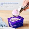 Ice Cream Scoops Stacks Stainless Steel Ice Cream Digger Non-Stick Fruit Ice Ball Maker Watermelon Ice Cream Spoon Tool