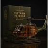 Huey Helicopter Whiskey Decanter 1965-1975 Vintage Style American Craft
