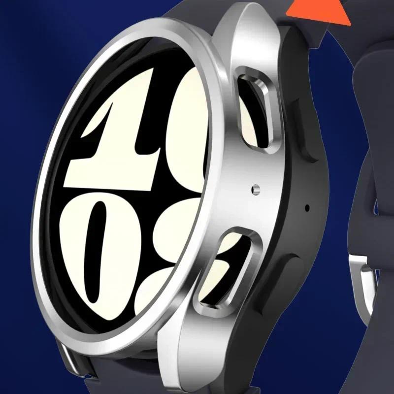 Чехол для корпуса Samsung Galaxy Watch 7 6 40 44 мм Матовый Защитный полый бампер-оболочка для Galaxy Watch 7 Умные часы Аксессуар
