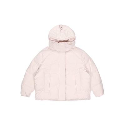 Li Ning Теплая и уютная свободная куртка с капюшоном Женская верхняя одежда Светло-серый фиолетовый AYMQ524-5