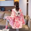 Hello Kitty Cartoon Hoodie With Zipper For Women And Men Casual Wear