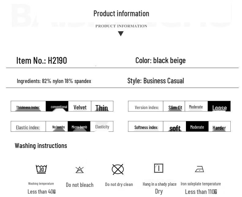 DIBINZE Мужские эластичные повседневные спортивные брюки больших размеров
