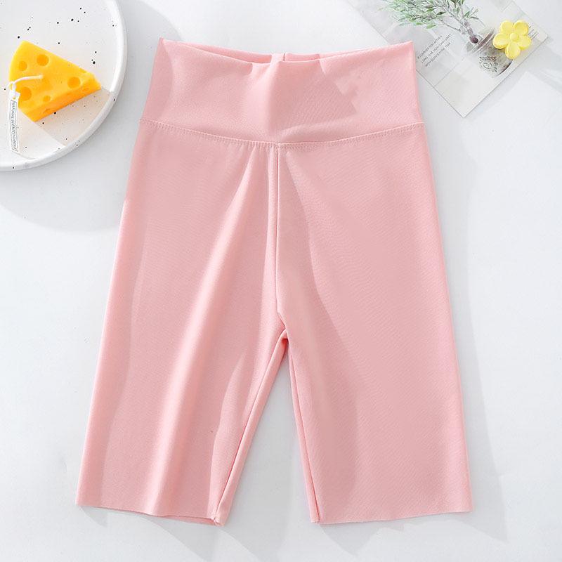 Girls' Elastic Shark Pants: Korean-Style Summer Yoga Shorts