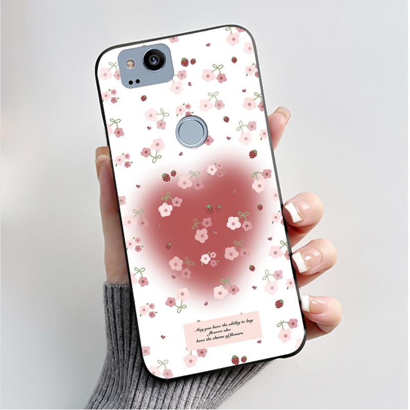 Чехол с рисунком для Google Pixel 2 XL Pixel2 Funda Мягкий силиконовый чехол для Google Pixel 1 XL Pixel1 Cover Милый цветочный чехол Coque