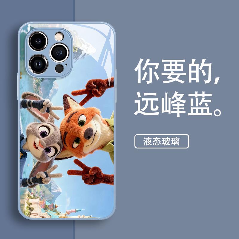 Чехол для мобильного телефона Judy Biernick Apple 11promax Zootopia 11 полноразмерный защитный чехол с мелкими отверстиями стекло