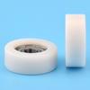 1Pc 8*32*12Mm Embedded 608Zz Bearing, Wrapped Rubber, Pom/ Nylon Bearing Pulley, Flat Roller Pulley Wheel
