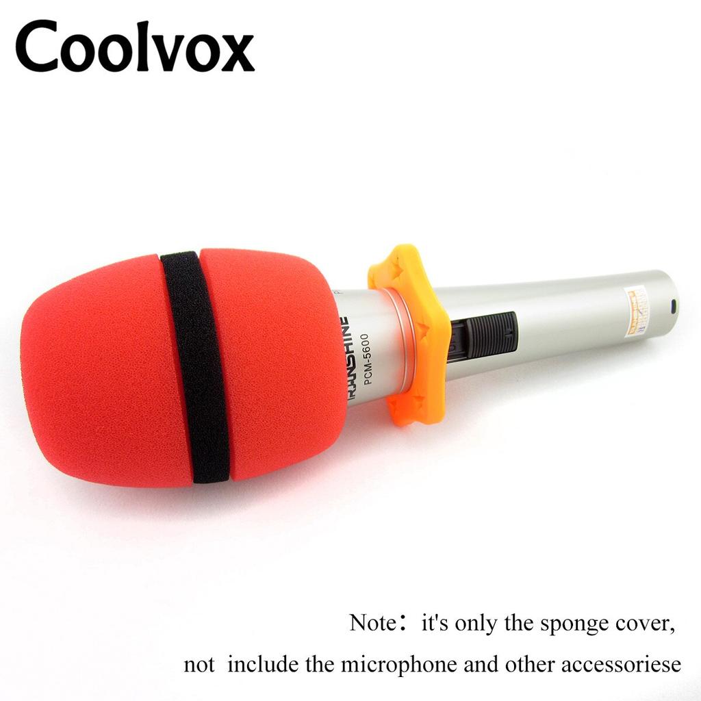 1pcs Flat Multi Color Foam Wireless Wired Microphone Sponge Cover Soft Foam Microphone Foam Windscreen for Shure Microphone