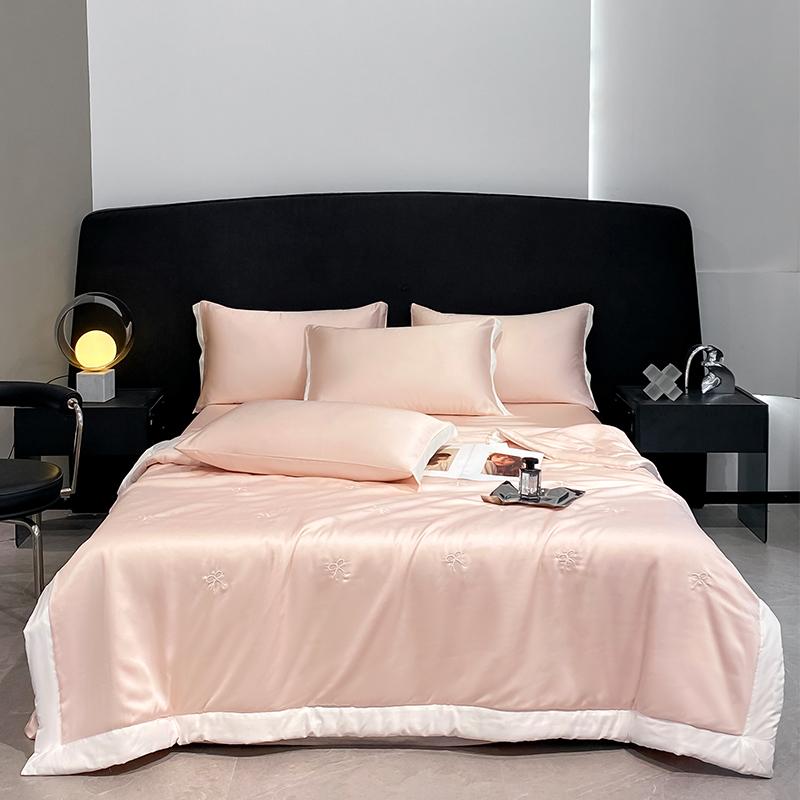 Летнее одеяло «Принцесса» Корейское Мягкое Выстиранный шелк Полная вышивка Тенсел Прохладное одеяло Женщине Девушке Для Летнего Одеяла Постельное белье