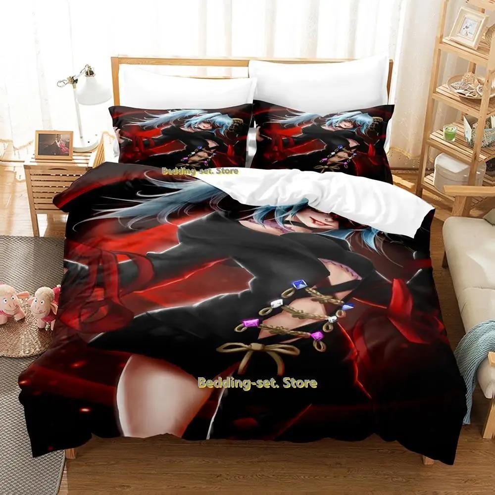 Новый комплект постельного белья Lord of Vermillion Односпальный Полуторный Двуспальный Евро-размер Кинг-сайз Комплект на кровать Взрослый Детская спальня Комплекты с пододеяльником Аниме Постельные принадлежности