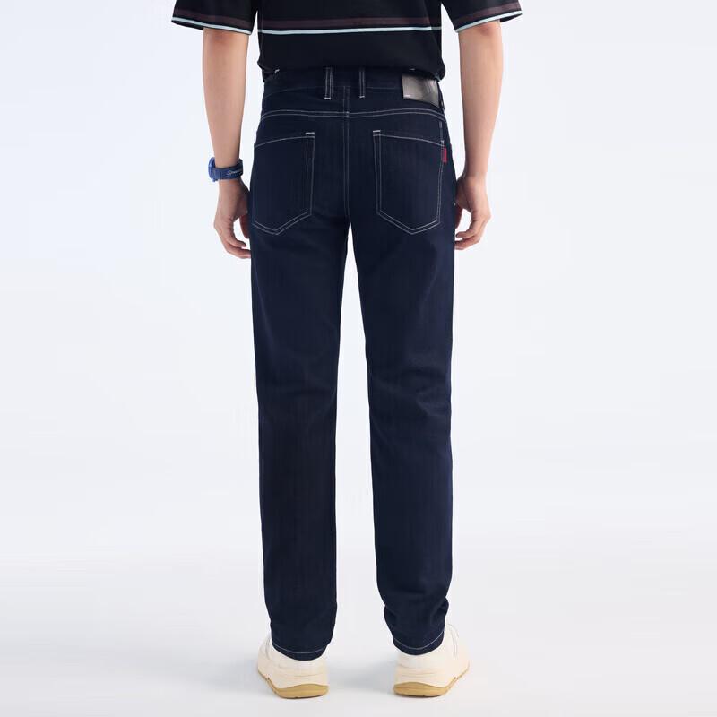 JOEONE Мужские базовые джинсы из эластичного денима прямого кроя