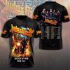 Judas Priest 3D футболка щит боли тур 2026