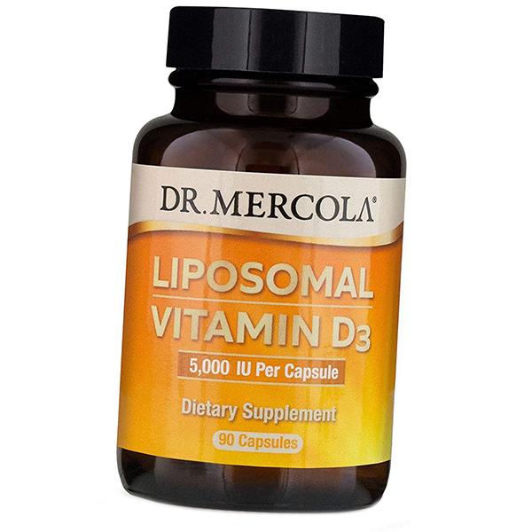 Липосомальный Витамин Д, Liposomal Vitamin D3 5000, Dr. Mercola  30капс (36387004)