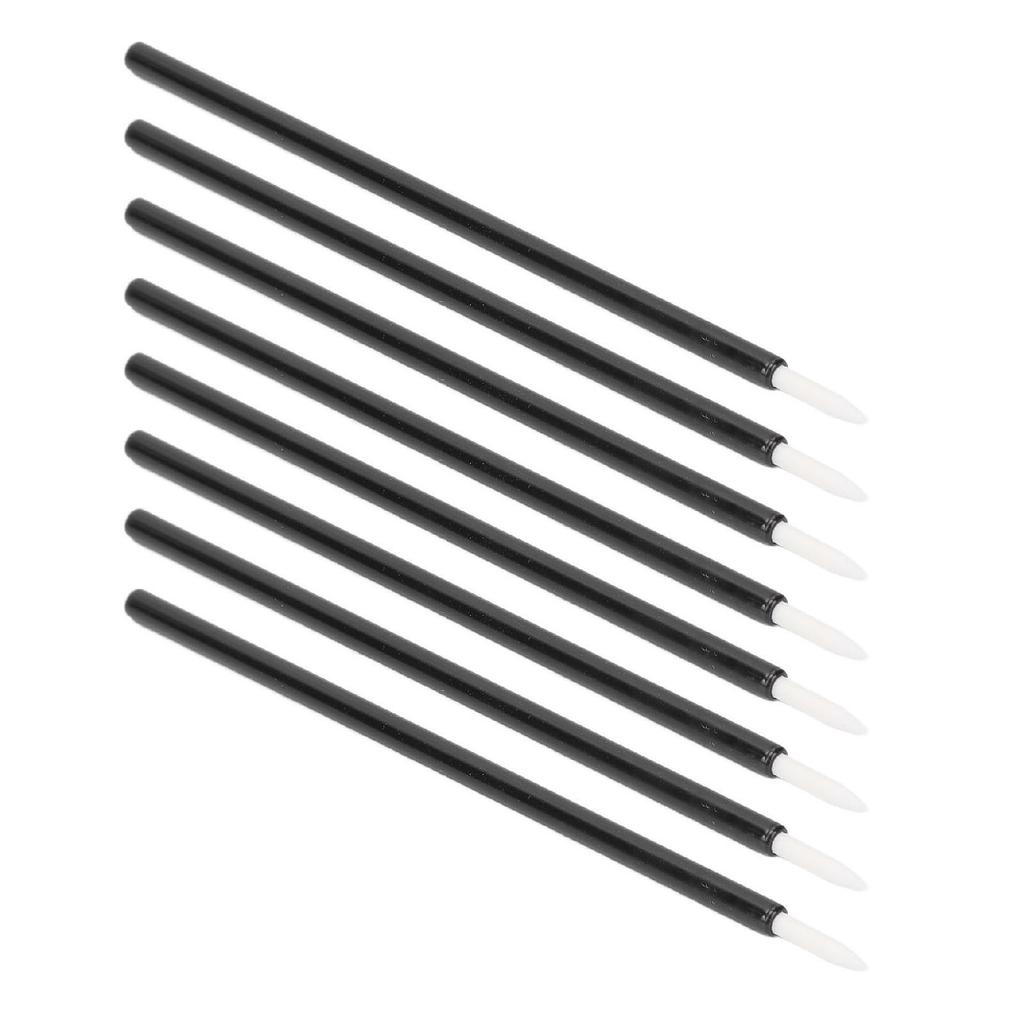 100 шт. черные кисти для подводки глаз аппликаторы косметические палочки для подводки глаз карандаши для губ инструмент для макияжа с