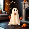 Soft Fabric Tabletop Decoration with Built-In Lights for a Spooky Home Office Fireplace and Ghost Pumpkin LED Halloween Decor