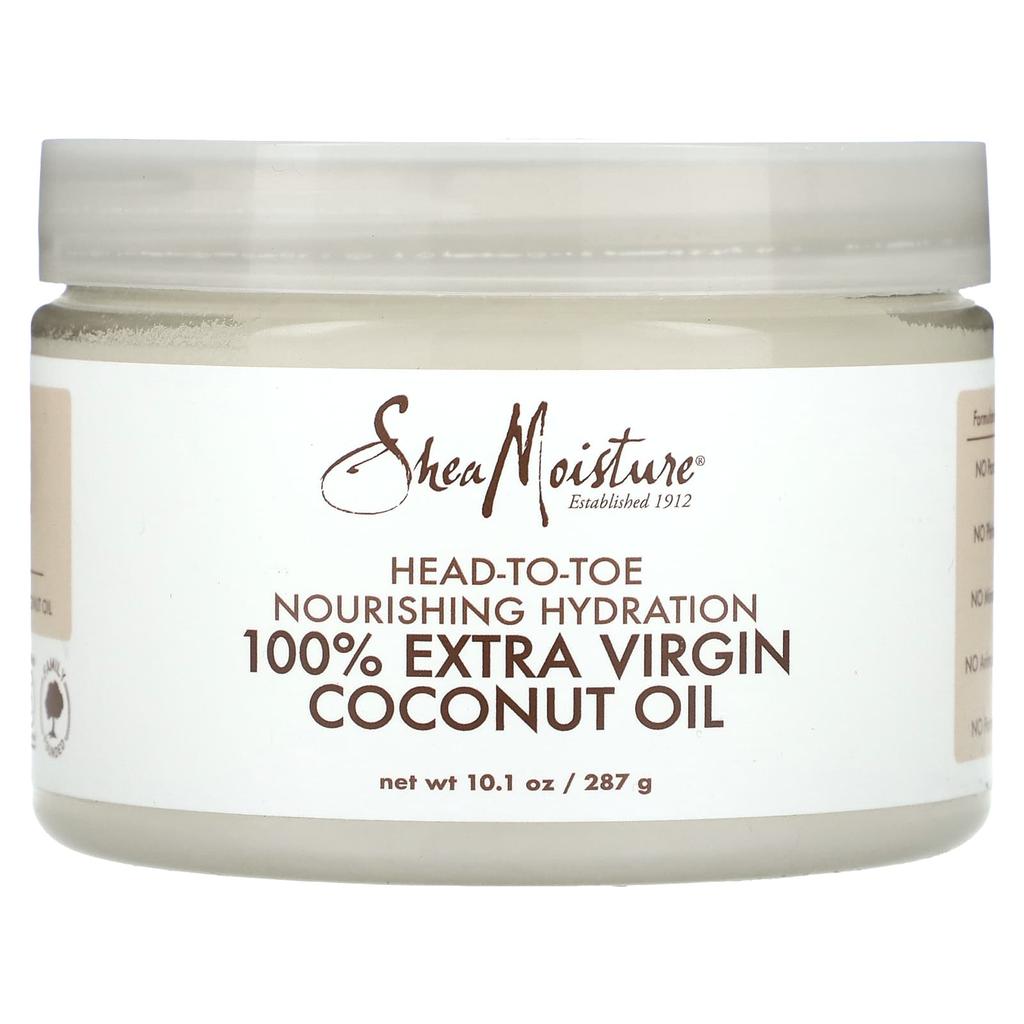 Nourishing Hydration from Head To Toe, 100% Extra Virgin Coconut Oil, 287G(10.1Oz)