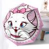 Aristocats,Marie Automatic Opening and Closing Umbrella - 8-rib Folding Design, Lightweight and Portable, Suitable for Daily Business Use, P