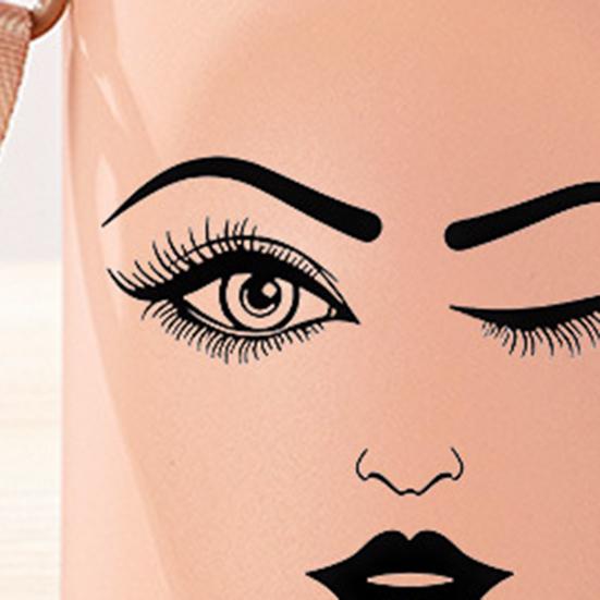 6 листов наклеек для лица губы глаза брови нос наклейки самоклеящиеся наклейки для лица женщины для поделок своими руками цветочные горшки украшение для праздничной вечеринки