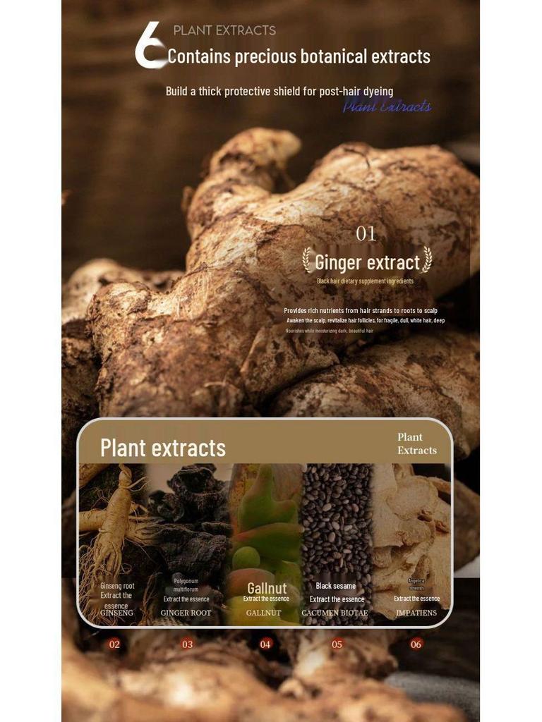 Meilando Pure Natural Fruit Oil Hair Dye - Non-Staining, Covers Grays, Brightens Skin, Trendy Colors