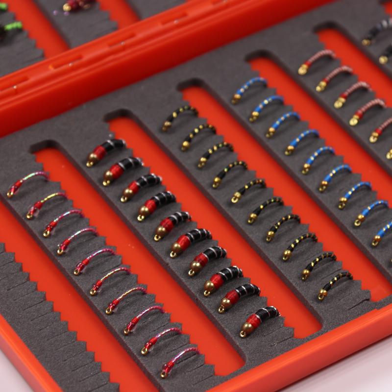 Bimoo, 120 шт., комбинированная бусина, нимфа, муха, форель, рыболовные мухи, Джон Вуд, два цента, ручейник, синежабрник, краппи, макрель, приманка для рыбы