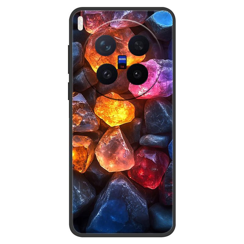 Для VIVO X300 Pro Чехол Мраморный Расписной Мягкий Матовый Силиконовый Чехол на Заднюю Панель Для Vivo X300 Полная Защита Чехол для Телефона X 300 X300 PRO