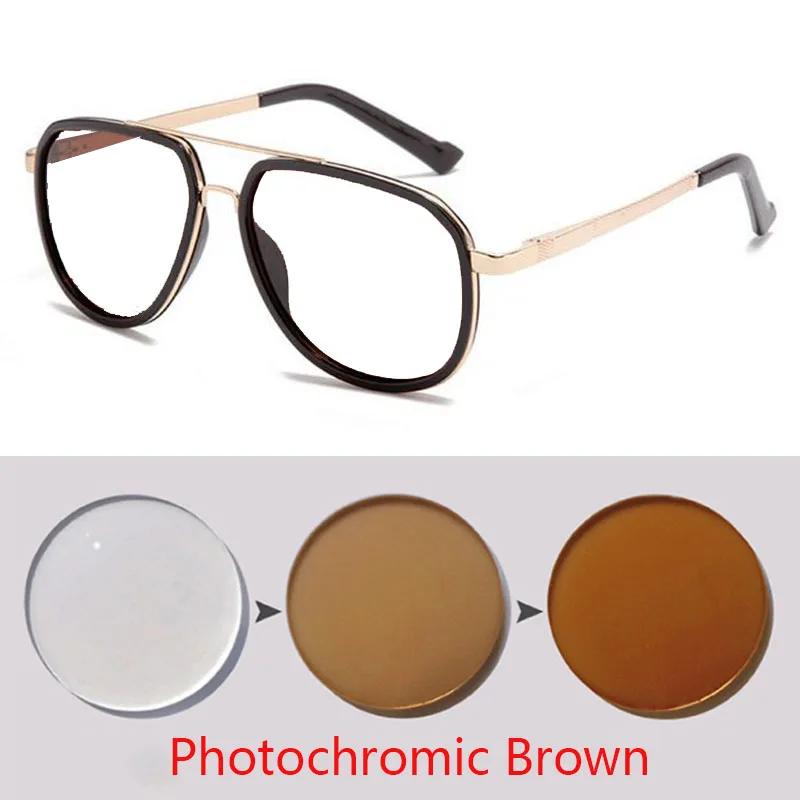 0 -0.5 -0.75 -1.0 To -6.0 Gray/Tea Lens Prescription Sunglasses Men Polarized Myopia Women Goggle Cat Eyes Punk Sun Glasses