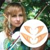 1 Pair Halloween Party Elven Elf Ears Pointed Anime Fairy Cospaly Costumes Vampire Soft Christmas Party Mask