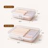 Waterproof Transparent Hard-shell Cosmetic Storage Bag Zippered Clear Pouch for Travel Outdoor Toiletries Organizer