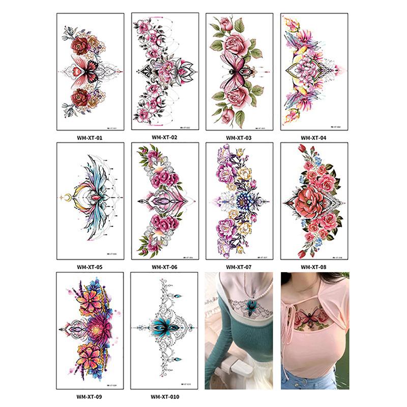 Flower Waterproof Temporary Tattoo Sticker Fake Tattoo Body Art Arm Women