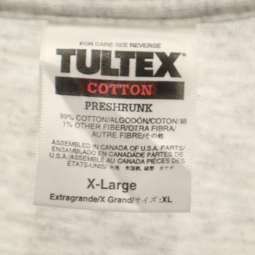 tultex Сделано в Канаде Старое сообщение Принт лося Футболка с коротким рукавом животное Мужская Б/У
