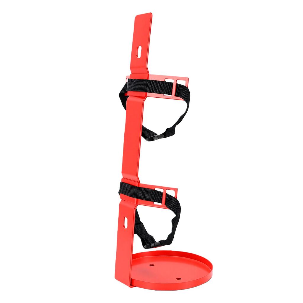 Extinguisher Holder, Extinguishers Mount with Tray, Nylon Straps, Quick Release Buckle & Rustproof for 5-6kg Extinguishers