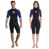 3MM цельный парный водолазный костюм с короткими рукавами, костюм для серфинга, солнцезащитный и теплый костюм для подводного плавания, мужской водолазный костюм, защитный от холода, женский костюм