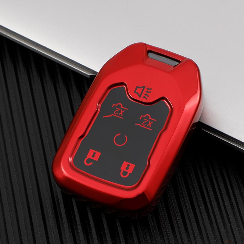 Мягкий чехол для смарт-ключа из ТПУ для Chevrolet Tahoe Suburban для GMC для GM Shell Fob Holder, автомобильные аксессуары