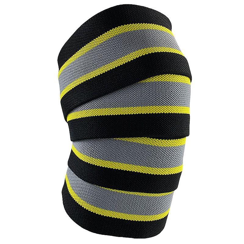 Бинты Наколенники Приседания Вес Обертывание Компрессионная Лента Тренировочная Лента Фитнес Велоспорт Спорт Бандаж Леггинсы Наколенник