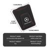 AABHA1 Suede Car Logo Sun Visor Glasses Clip Ticket Card Storage Clamp For Mercedes Benz CLK GLC W212 C200 C300 W203 W204 W205 W169