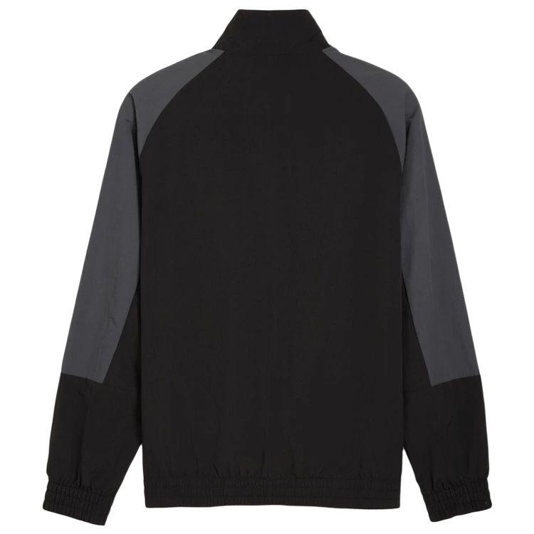 Puma Куртка мужская спортивная тканая Ess Block на молнии, колор-блок, воротник-стойка, длинный рукав, 691100-01