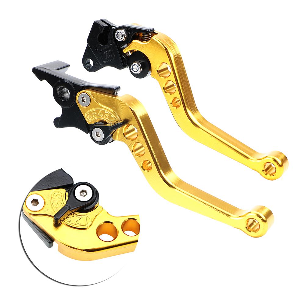 Moto Accessories Universal Fit for Motorbike Modification 1 Pair Alloy Motorcycle Brake Handle CNC Motorcycle Clutch Drum Brake Lever Handle