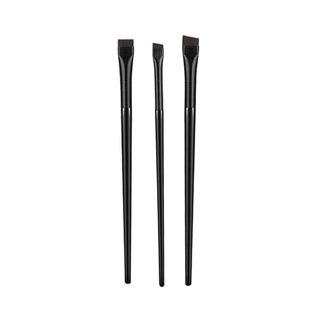 UPLUS Blade Eyeliner Brush, 3-Piece, Flat Head Angled Eyebrow Brush