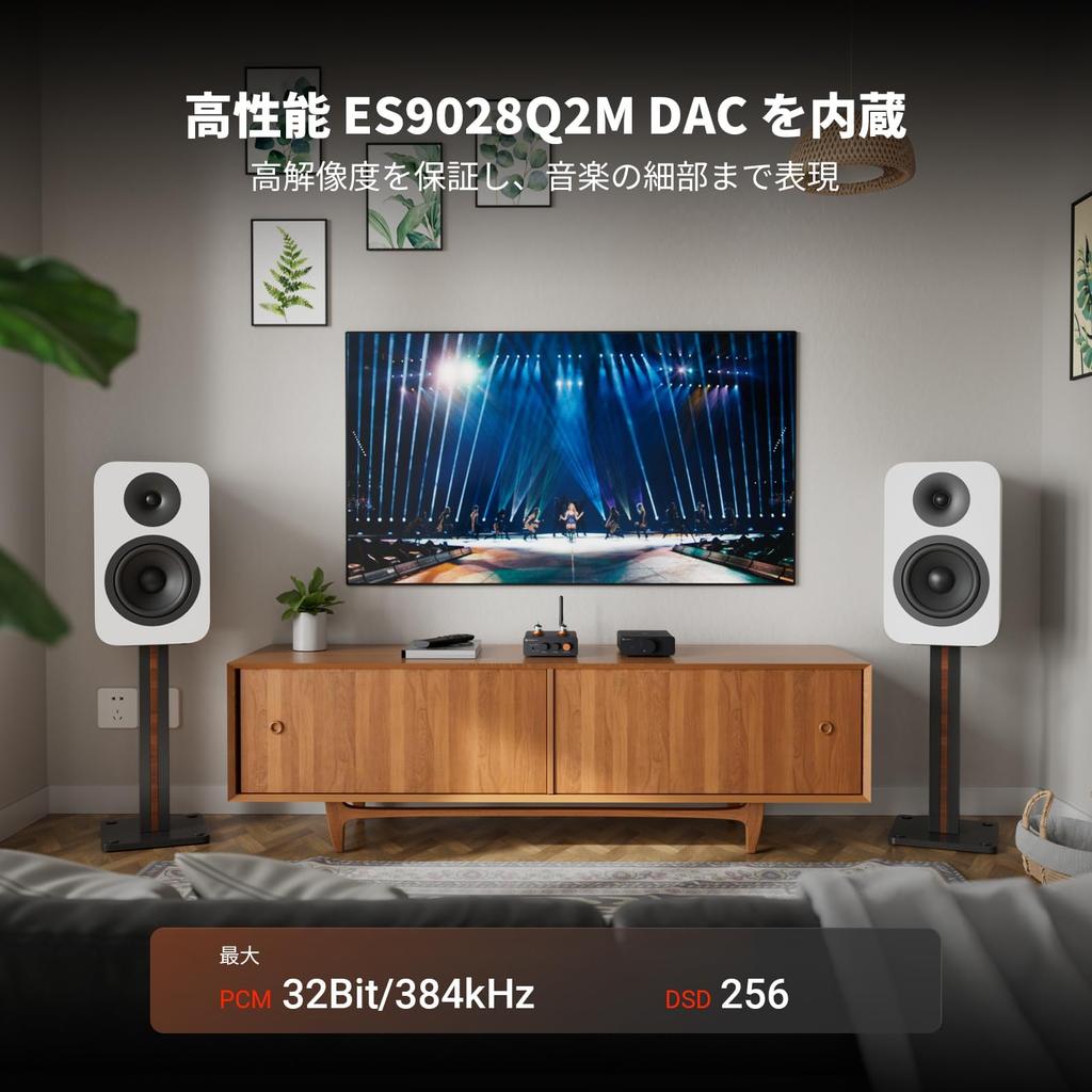 Fosi Audio GR40 Ламповый предусилитель со стереовыходом для наушников, для дома, с активными цифро-аналоговыми аудиовходами, ЦАП, усилитель, 3,5 мм аудио,