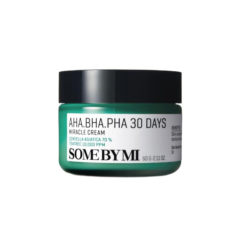 SOME BY MI Крем AHA BHA PHA 30 Days Miracle – Уход за акне и успокаивающий барьерный увлажнитель – 60 г / 2,11 унции.