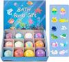 Бомбочки для ванны для детей с сюрпризом внутри, набор из 12 штук, подарочный набор бомбочек для ванны для детей, наполнение для пасхальной корзины для мальчиков и девочек, пена для ванны с игрушками внутри