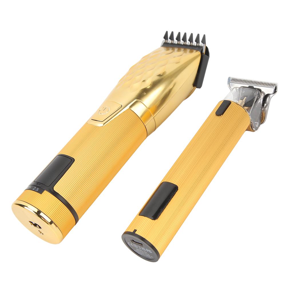 Парикмахерская машинка для стрижки волос для мужчин с ЖК-дисплеем, электрическая машинка для стрижки волос высокой мощности