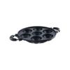 Aluminum 7-Hole Cake Cooking Pan Anti-scald Handle Cake Ball Plate Grill Pan Takoyaki Maker Scones