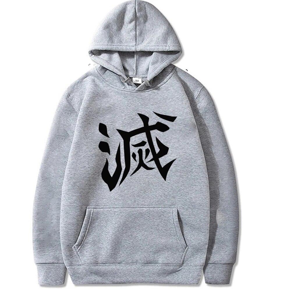 Anime Demon Slayer Hoodies Sweatshirt Kimsetsu No Yaiba Pullover Tracksuit Women Sweatshirt Unisex Hoodie Kids Unisexs Clothes Coat