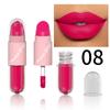 Double Head Matte Lipstick Lip Gloss Red Lipstick Waterproof Long Lasting For Halloween Masquerade COSPLAY Party Makeup Valentine's Day Gifts