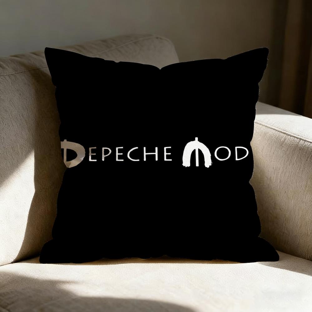 D-Depeche Mode Band Pillow Case Pillowcase, Double-Sided Printed, Sofa Cushion, Bedroom Headboard Pillow