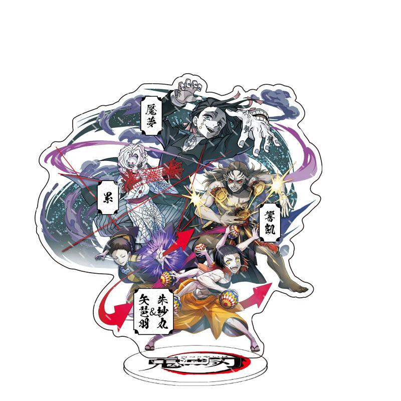Double Sided New Demon Slayer Acrylic Stand Figures Tanjiro Nezuko Shinobu Giyu Anime Merchandise Collectible Display Decor
