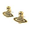 VIVIENNE WESTWOOD Латунные серьги женские золотые 6201032802r518