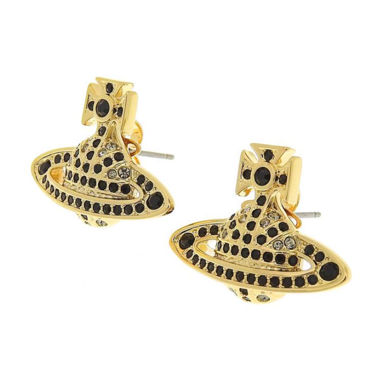 VIVIENNE WESTWOOD Латунные серьги женские золотые 6201032802r518