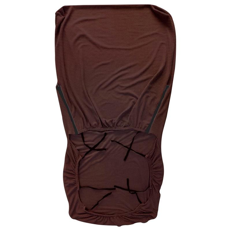 Solid Color Chair Cover Armchair Covers Jacquard Wood Arm Chair Slipcover Protector with Zipper Living Room Hotel Decor